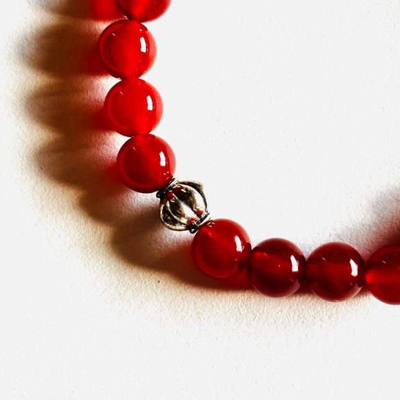 Carnelian elastic bracelet - Picture 1 of 2